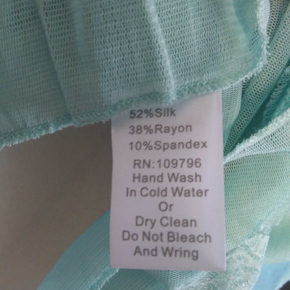 Pretty Angel Aqua Lace Embellished Top - Picture 7 of 13